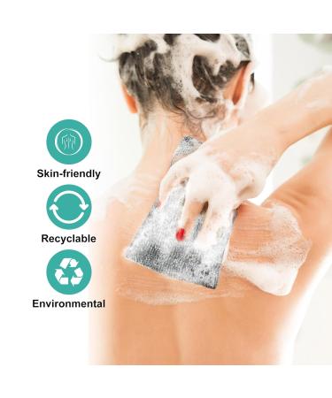 6-Pack Soap Saver Pouch - Exfoliating Body Scrubber & Bath Net for Foam Massage and Drying - International Shipping Available - Buy Online on GoSupps.com