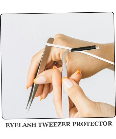 HONMEET Eyelash Tweezers Eyelash Separator Tool Wrist Band Strap Lash Extension Tweezer Parts Tweezers Protector for Lashes Lash Tweezers Holder Protector Eyelash Tool White 26.00X1.00X0.50CM - Buy Online on GoSupps.com