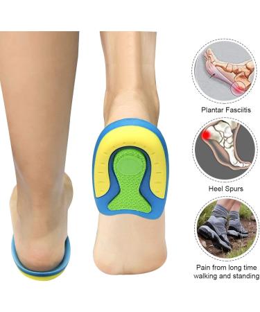 Rnitle Heels Gel Pillow for Men | Premium Heel Spur Inserts & Silicone Gel Protector for Plantar Fasciitis & Tendonitis | Breathable Comfort for All Shoes - Buy Online on GoSupps.com