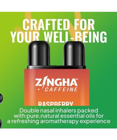 Caffeinated Aromatherapy Nasal Inhaler Stick Natural Energy Boost with Essential Oils + Caffeine Focus, Refresh & Breathe Easy (Lemon Mint) 2pk Lemon Mint - Buy Online on GoSupps.com