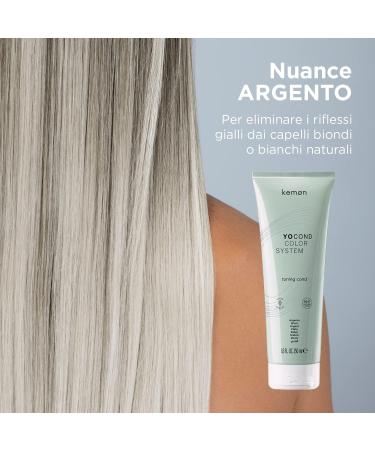 Kemon Yo Cond silver reflective conditioner of natural origin with yogurt extract and organic plants 250 ml - Buy Online on GoSupps.com