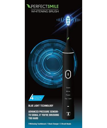 CRI Naturals Perfect Smile Whitening Electric Toothbrush - Clinically Tested & Dentist Approved, 4 Brushing Modes, LED Technology - Get Teeth 3 Shades Whiter in Just 7 Days - Buy Online on GoSupps.com