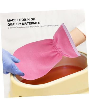 Housoutil 4 Pi ces Prot ge-mains De Cire De Paraffine Pour Spa Et Accessoire De Cire Chaude Pour Soins Paraffine 30x16cm rose - Buy Online on GoSupps.com