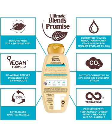 Garnier Ultimate Blends Shampoo & Conditioner Set Argan Oil and Almond Cream for very dry damaged hair Shampoo & Conditioner 360 ml - Buy Online on GoSupps.com