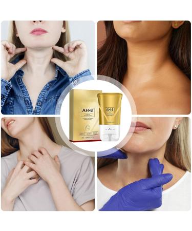  Duqulle AH-8 Firming Neck Cream tightens and lifts the neck with rollers natural neck cream wrinkles double chin lifts sagging skin moisturizing and nourishing - Buy Online on GoSupps.com