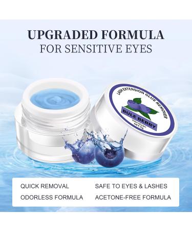 Eyelash Glue Remover 5ml - Powerful Low Irritation Formula for Sensitive Skin - Professional & Personal Use - Blueberry Scented - Buy Online on GoSupps.com