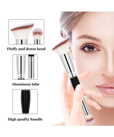 Double-Ended Angled Foundation Concealer Makeup Brush for Flawless Blending - Falliny Makeup Brushes - Buy Online on GoSupps.com