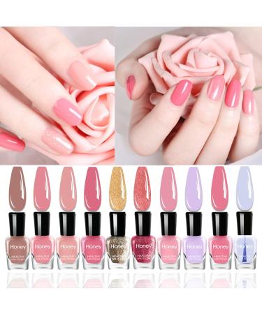 Shop Quick Dry Pink Nail Polish Set - Non-Toxic Manicure Kit for Kids | Perfect for Girls & International Shipping - Buy Online on GoSupps.com