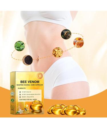 Bee Venom Capsules 5 Box Vaginal Capsules Bee Venom Vaginal Capsules Bee Venom Natural Slimming Capsules Firming and Care Vagina Revert to Tight and Tender State and Removes Odor - Buy Online on GoSupps.com