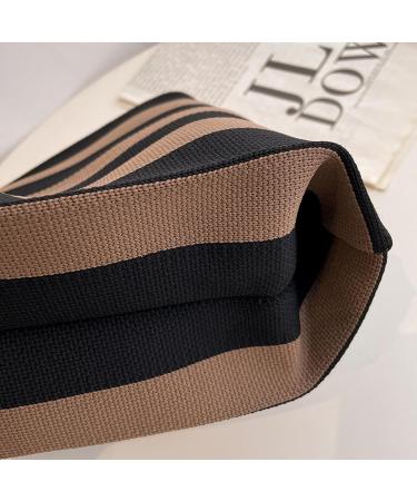 Shop Generically Striped Wrist Bag | Knitted Top Handbag & Hobo Bucket Bag - Stylish Crochet Tote for Every Occasion - Buy Online on GoSupps.com