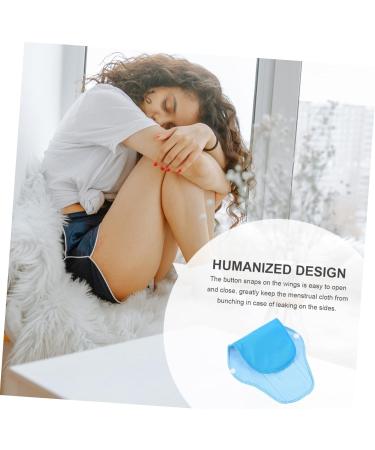 Healvian Women's 6-Piece Bandage Napkins Washable Menstrual Pads with Activated Carbon for Overnight Comfort | Eco-Friendly & Suction-Enabled - Buy Online on GoSupps.com