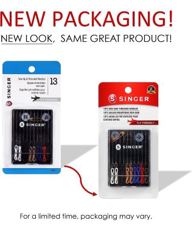 Singer Sew-Quik Threaded Hand Needle Kit - Convenient All-in-One Sewing Solution - Buy Online on GoSupps.com