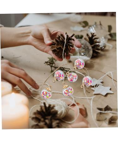 Goohochy Jewelry Pendant - 30 Mini Sequins & Crystal Glass Ball Charms for Christmas Earrings & Ornaments - Buy Online on GoSupps.com