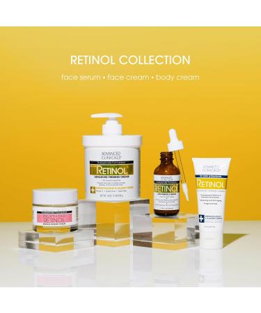 Advanced Clinicals Retinol Body Lotion - 16 Oz. - Retinol Body Cream - 2 Fl Oz. - Buy Online on GoSupps.com