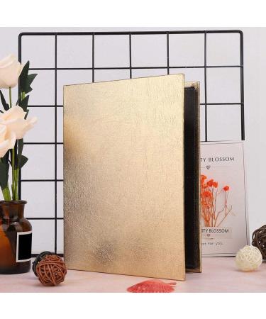 30 Pages Nail Sticker Collection Albums Folding Storage Book Organizer Tool Color Chart Salon Nail Display Tool(Gold) - Buy Online on GoSupps.com