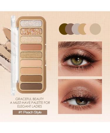9 Colors Matte Naked Eyeshadow Palette - Taupe & Brown Nude Shades | Ultra-Blendable & Long Lasting Makeup - Buy Online on GoSupps.com