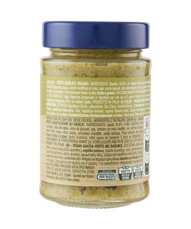 Buy Barilla Pesto Basilico Vegan 195g | Gluten-Free Italian Pasta Sauce with Basil & Cashew Nuts | Vegetarian Green Pesto Online - Buy Online on GoSupps.com