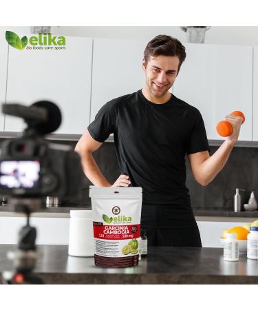 Elikafoods Garcinia Cambogia PLUS extract 100% natural with 60% HCA. 120 vegetable tablets of 500mg. Appetite suppression slimming fat burning. No artificial stimulants. - Buy Online on GoSupps.com