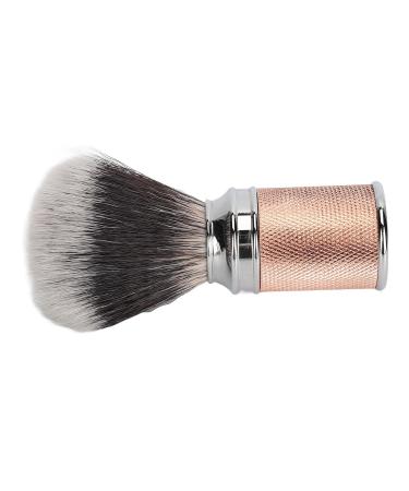 Portable Rose Gold Beard Foaming Soft Brush - Aluminum Alloy Beauty Salon Tool for Grooming - Buy Online on GoSupps.com