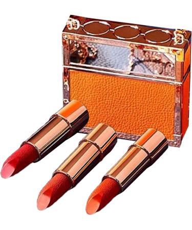 3/4 Colors Velvet Matte Lipstick With Chain Bag Long Lasting Velvet Lipstick Kit Makeup Lip Balm Waterproof Lip Gloss For Women - Buy Online on GoSupps.com