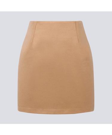 Shop Women's Knee-Length Chiffon Swing Skirt | High Waist Elastic Ruffle Mini Beach Skirt - International Shipping! - Buy Online on GoSupps.com