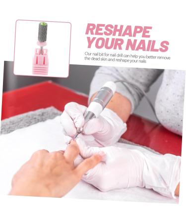 POPETPOP Photocard Keychain Gel Polish Bit Remove Nails File Bit Manicure Drill Bits for Nail Cuticle Manicure Drill Bits Nail Grinding Head Water Dipper Key Chain Tungsten Steel Clean - Buy Online on GoSupps.com