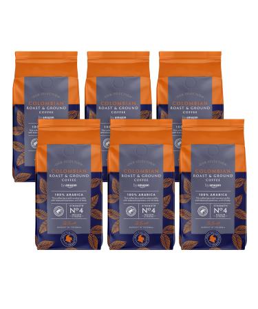 by Amazon Colombian Roast Coffee - Ground Coffee Medium Roast 227g