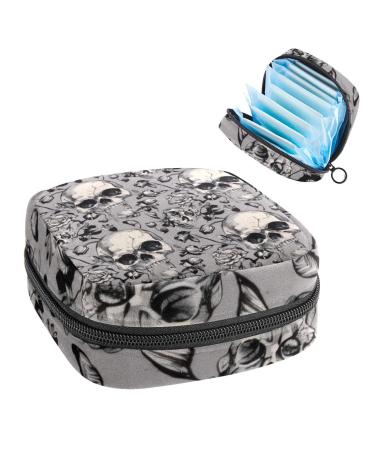 MUOOUM storage bag for women's bandages blue seahorses and map menstrual cup bag portable women's tape storage bags female menstruation first period bag for color 6