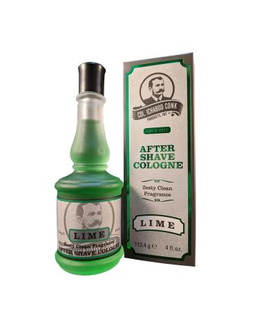 Colonel Ichabod Conk Lime After Shave Cologne 4 Fl. Oz. Glass Bottle Aftershave Lime 1 Fl Oz (Pack of 1)