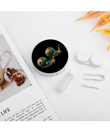 Best Snail Contact Lens Case with Mirror - Portable & Cute Travel Kit for Eye Contacts - Buy Online on GoSupps.com