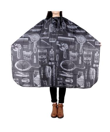 Honbay Haircut Apron Hairdressing Gown Cape Hair Design Cut Salon Hairstylist Barber Nylon Cloth Wrap Protect