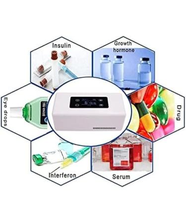 Insulin Cooler 2-8 Diabetic Refrigerator Travel Case Intelligent Constant Medicine Cooling Box Quiet Mini Medication Fridge for Home Camping RV Travel - Buy Online on GoSupps.com