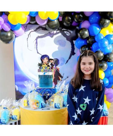 37pcs Coraline Cake Decorations with 1pcs Halloween Cake Topper 36pcs Cute Cupcake Toppers for Girls Birthday Party Decorations - Buy Online on GoSupps.com