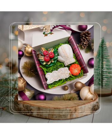 Christmas Handmade Soap Bars | Holiday Gift Sets & Bulk Soaps for Men | Perfect for New Year Celebrations - Buy Online on GoSupps.com