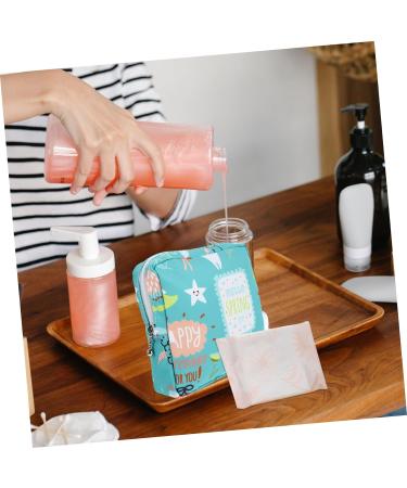 PLAFOPE 4pcs Sanitary Napkin Storage Bag - Multi-function Organizer for Teens and Nursing Moms | Tampon Purse & Makeup Organiser - Buy Online on GoSupps.com