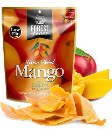 Forest Feast Premium Dried Mango - Vegan Dry Fruits Snacks 130 g - Buy Online on GoSupps.com