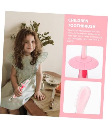 Buy Silicone Finger Toothbrush for Kids | Portable Children's Toothbrush in Pink - Perfect Gift & Household Accessory - Buy Online on GoSupps.com