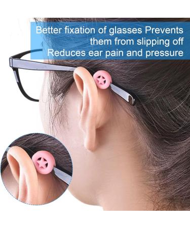 Buy 12 Pairs Silicone Anti-Slip Glasses Holders - Colorful Star Design for Kids & Adults - Soft Grooves for Myopic & Sunglasses - International Shipping Available - Buy Online on GoSupps.com