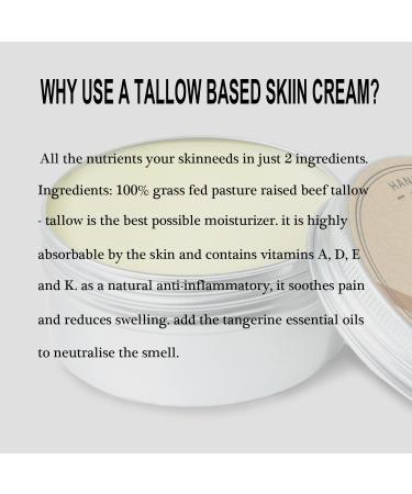 Organic Grass Fed Beef Tallow Balm with Shea Butter | Ultimate Moisturizer for Dry Skin Face & Body - Shop Now - Buy Online on GoSupps.com