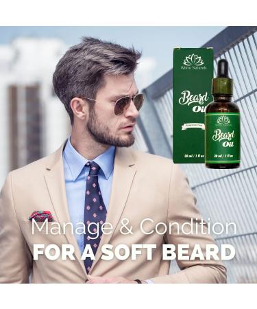Premium Beard Oil for Men - Softens & Strengthens Beards Conditions Skin Stops Itching | Perfect Gift for Fathers & Husbands - Buy Online on GoSupps.com