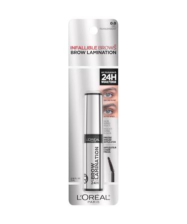 L'Or al Paris Infallible Brow Lamination Gel - 24HR Water-Resistant Longwear - Clear Transparent 0.16 Fl Oz - Buy Online Worldwide - Buy Online on GoSupps.com