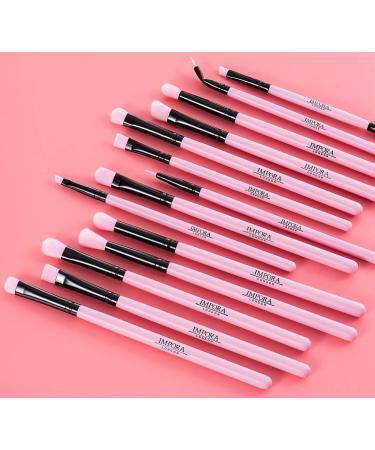 14-Piece Eye Makeup Brush Set - Eyeshadow, Blending, Brow, Eyeliner Brushes & More - Buy Online on GoSupps.com