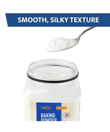 Roots Circle Baking Powder | Gluten-Free All-Purpose Leavening Agent for Cooking and Baking | Vegan & Kosher-Safe | 2lb 35oz Airtight Bulk Container - Buy Online on GoSupps.com