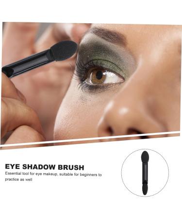 DRESSOOS 10pcs Makeup Tool Kit Dual Sided Eye Shadow Brush Eye Shadow Sponge Applicator Paupi re Double Black - Buy Online on GoSupps.com