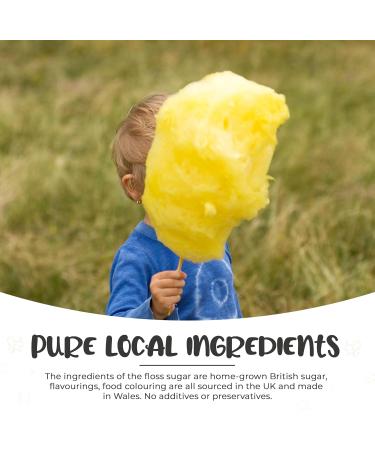 Baking Beauty and Beyond Premium Tropical Flavour Floss Sugar 800g - Natural Ingredients for Cotton Candy - Ideal for Every Occasion - Buy Online on GoSupps.com
