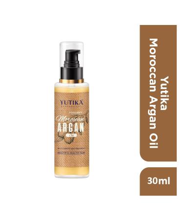 Yutika Professional Moroccan Argan Oil for Men & Women - 30ml (1.01 Fl Oz) - Nourishing & Hydrating Skin & Hair - Buy Online on GoSupps.com