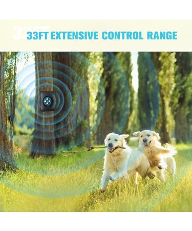 Anti-Bark Devices for Dogs | Rechargeable 4 Transmitters & 33ft Ultrasound Control | Safe for Small to Large Dogs - Buy Online on GoSupps.com