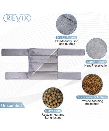 REVIX Microwave Heating Pad for Knee & Elbow Pain Relief - Microwavable Wrap for Arthritis & Muscle/Joint Therapy - Men and Women - Buy Online on GoSupps.com