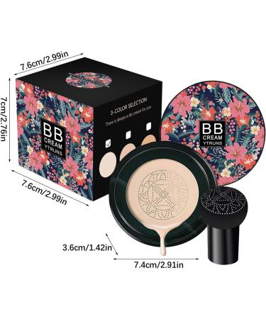 Mushroom Head Air Cushion Bb Cream Mushroom Head Air Cushion Foundation Moisturizing Bb Cream Concealer Makeup Base Air Cushion Makeup Mushroom Head Concealer Korean Bb Cream - Buy Online on GoSupps.com