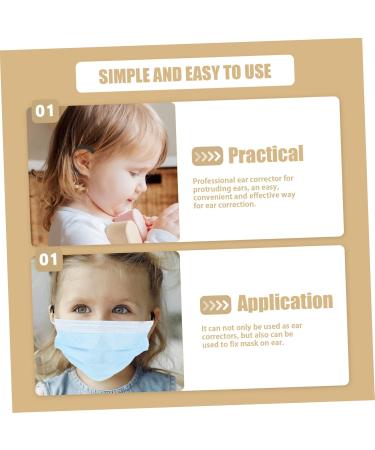 FOYTOKI 6 Pairs Ear Corrector Sleep Ears II Corrects Infant Ear Correctors for Ear Baby Ear Correction Silica Gel Black - Buy Online on GoSupps.com